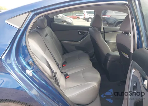 2016 Hyundai Elantra Limited z USA, uszkodzony, nr VIN 5NPDH4AE3GH652622